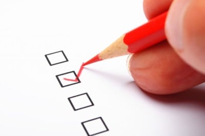 Reap the Rewards of a Checklist: Two Easy Steps