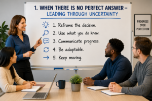 Leading through uncertainty
