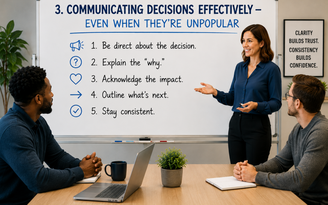 Communicating Decisions Effectively – Even When They’re Unpopular